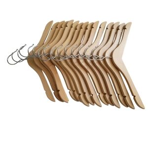 Premium Wooden Hangers - Set of 15